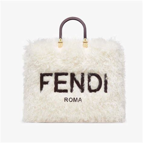 fendi strap you fur|fendi sunshine shopper with strap.